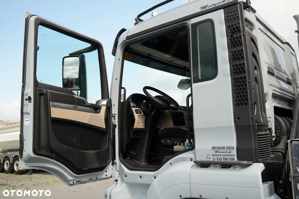 MAN TGS 33.360 / 6x4 / WYWROTKA + HDS HMF 1820 K-RC / wysów 10m / HYDROBURTA / CHWYTAK / NAVI / MANUAL / SPROWADZONY - 29