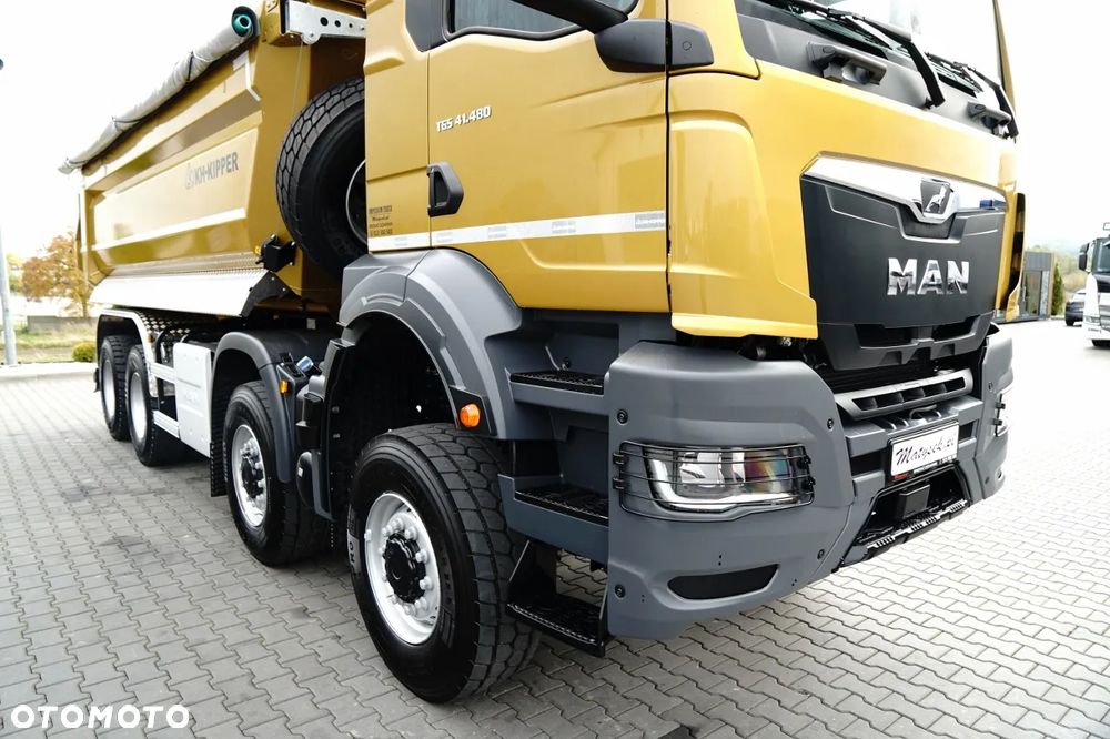 MAN TGS 41.480 / 8X6 / WYWROTKA / S1 - TYLNOZSYP / AUTOMAT / FABRYCZNIE NOWY / DOSTĘPNY OD RĘKI / BOGATE WYPOSAŻENIE / ZŁOTY METALIK / - 11