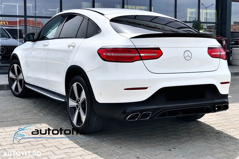 Difuzor bara spate GLC Coupe C253 compatibil cu Mercedes (15-22) GLC63 AMG Black Design - 5
