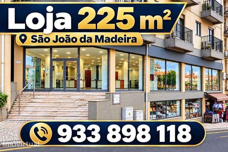 Loja 225 m² em São João da Madeira