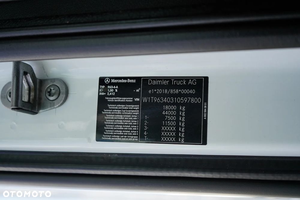 Mercedes-Benz / ACTROS L / 1851 / ACC / E 6 / MP 5 / I – COOL / RETARDER / BIG SPACE - 11