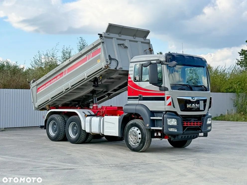 MAN TGS 26.460 * WYWROTKA 4,90 m + BORDMATIC * 6x4 * STAN BDB