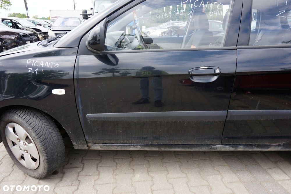 DRZWI PRZEDNIE LEWE PICANTO I Z1  CZARNY KIA 2003-2007 - 3