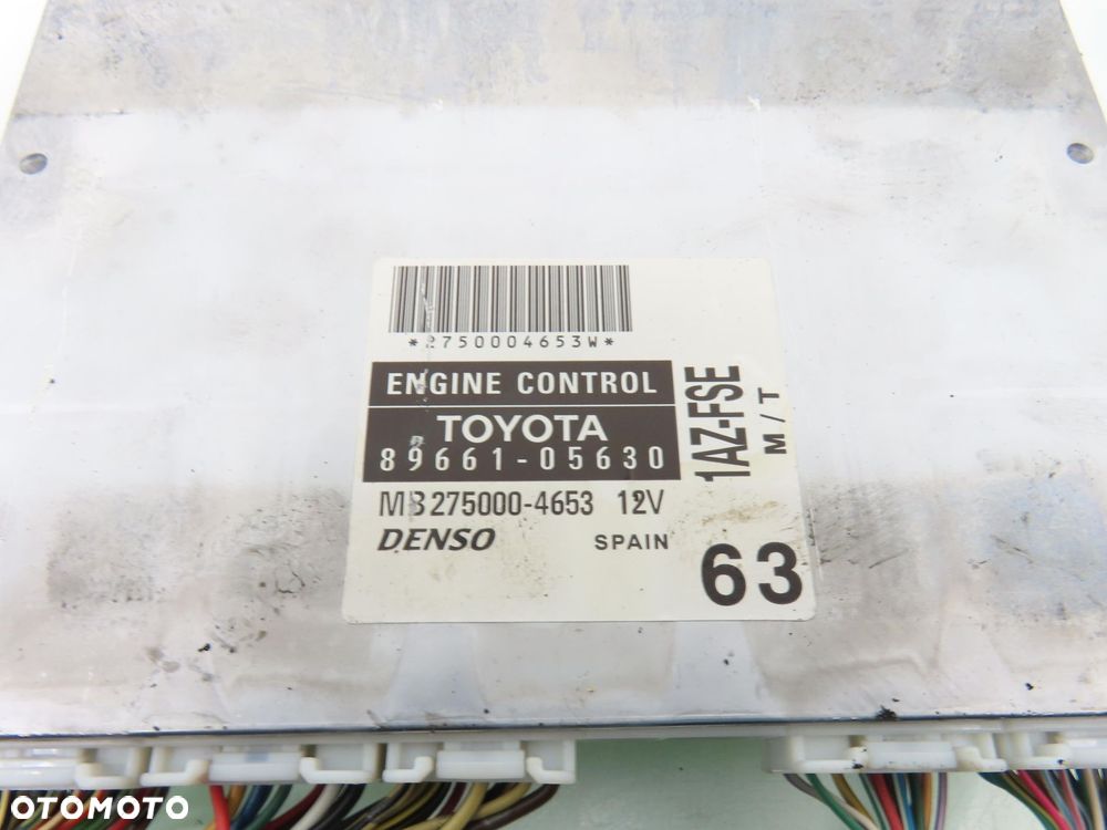 STEROWNIK TOYOTA AVENSIS II T25 2.0 VVTi 8966105630 MB2750004653 - 4