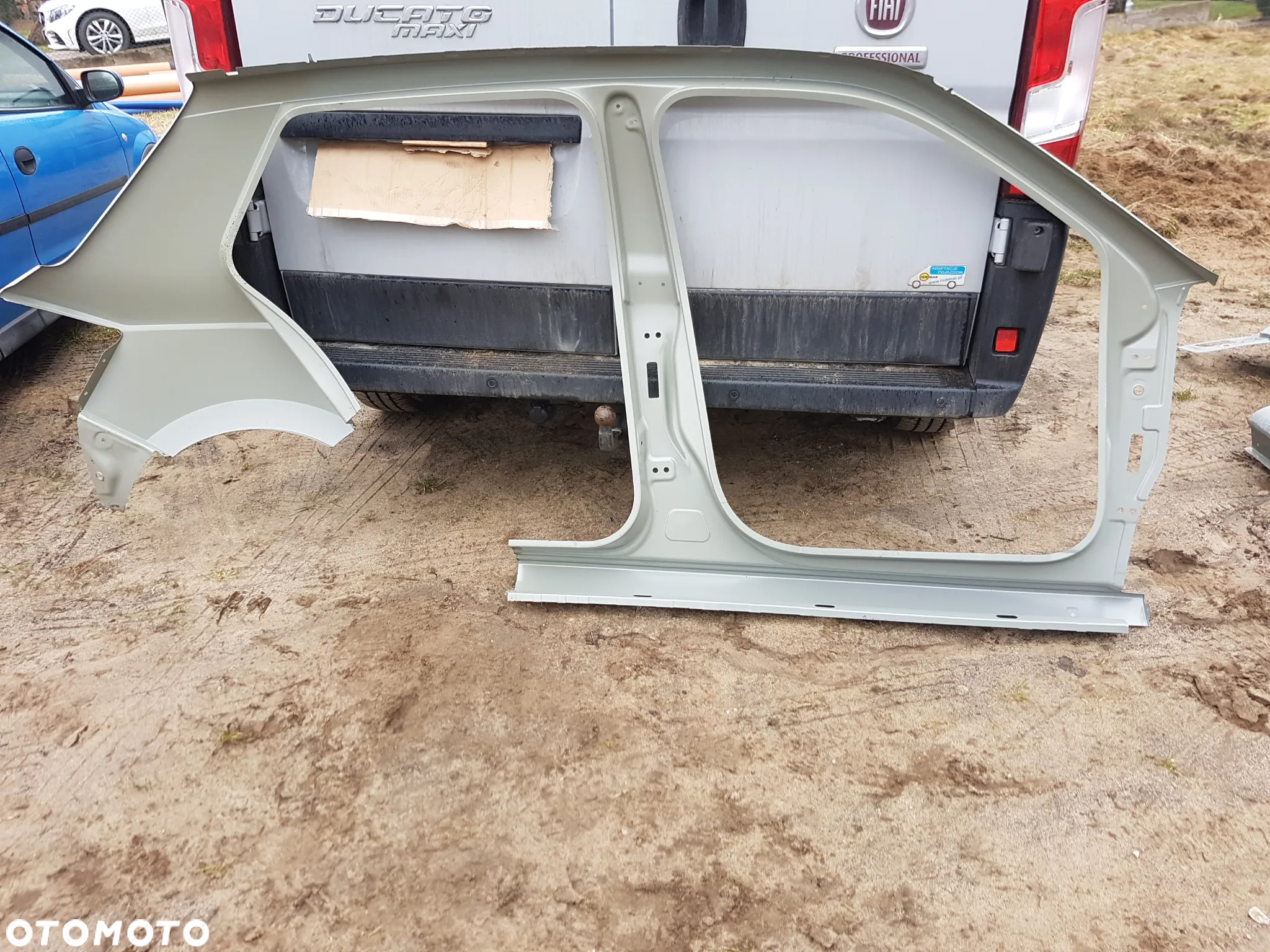 SKODA FABIA III HB 14- BLOTNIK POSZYCIE BOK LEWY SŁUPEK PROG - 2