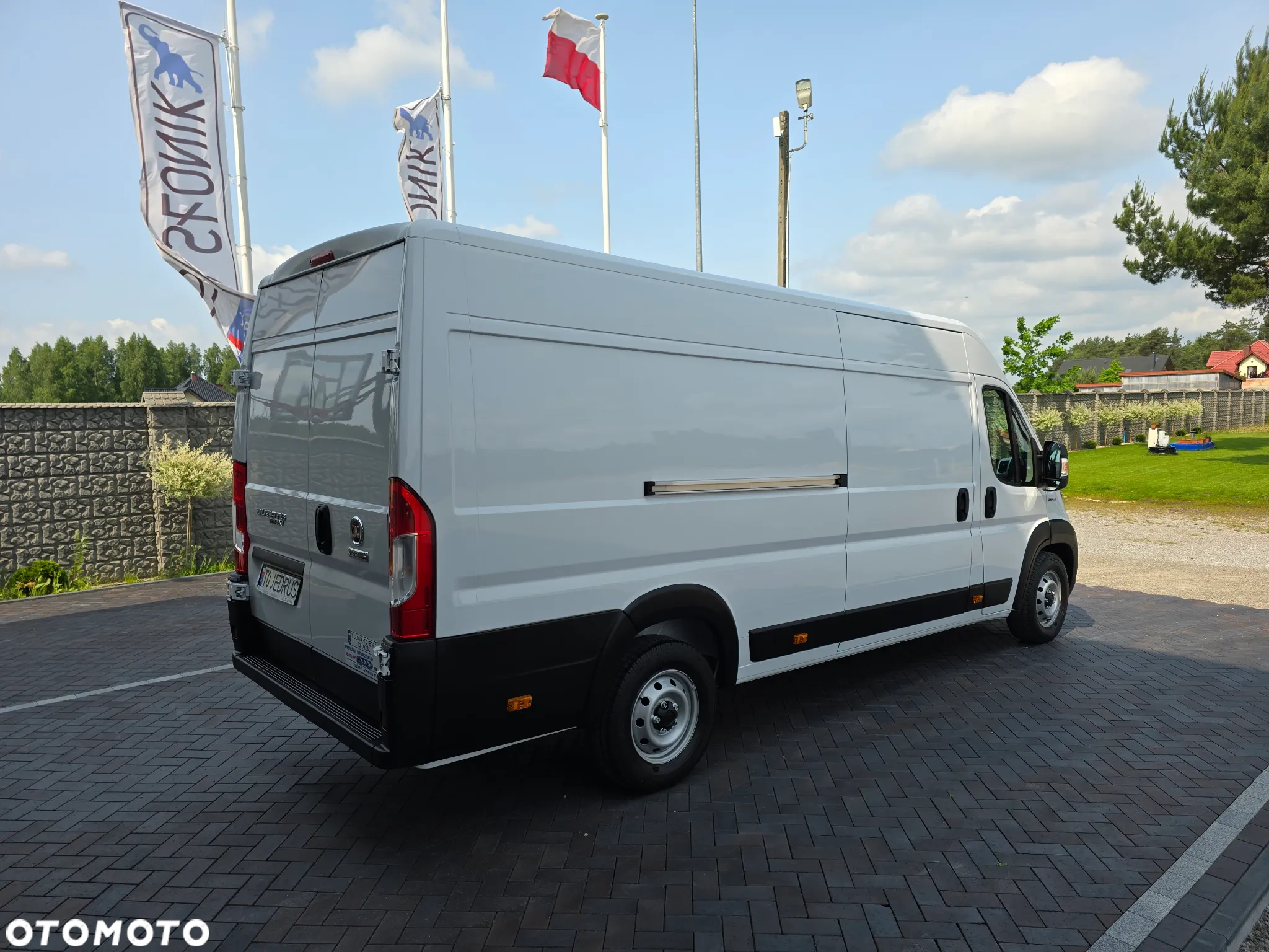 Fiat DUCATO L4H2 MAXI 1258Kg Ładownośc 54 Tyś km SALON PL SERWIS DO OSTATNIEGO Km SILNIK 2,3 IVECO 140KM Tempomat Klima Elektryka Zabudowa Paki - 8