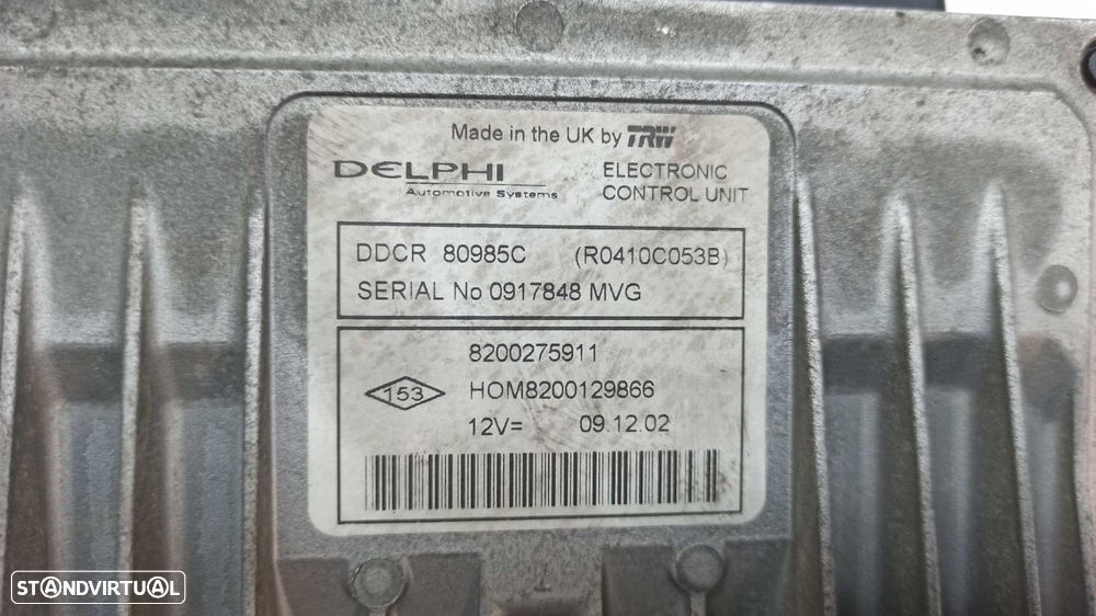 CENTRALINA DO MOTOR UCE NISSAN ALMERA (N16/E) 1.5 DCI TURBODIESEL CAT - 3