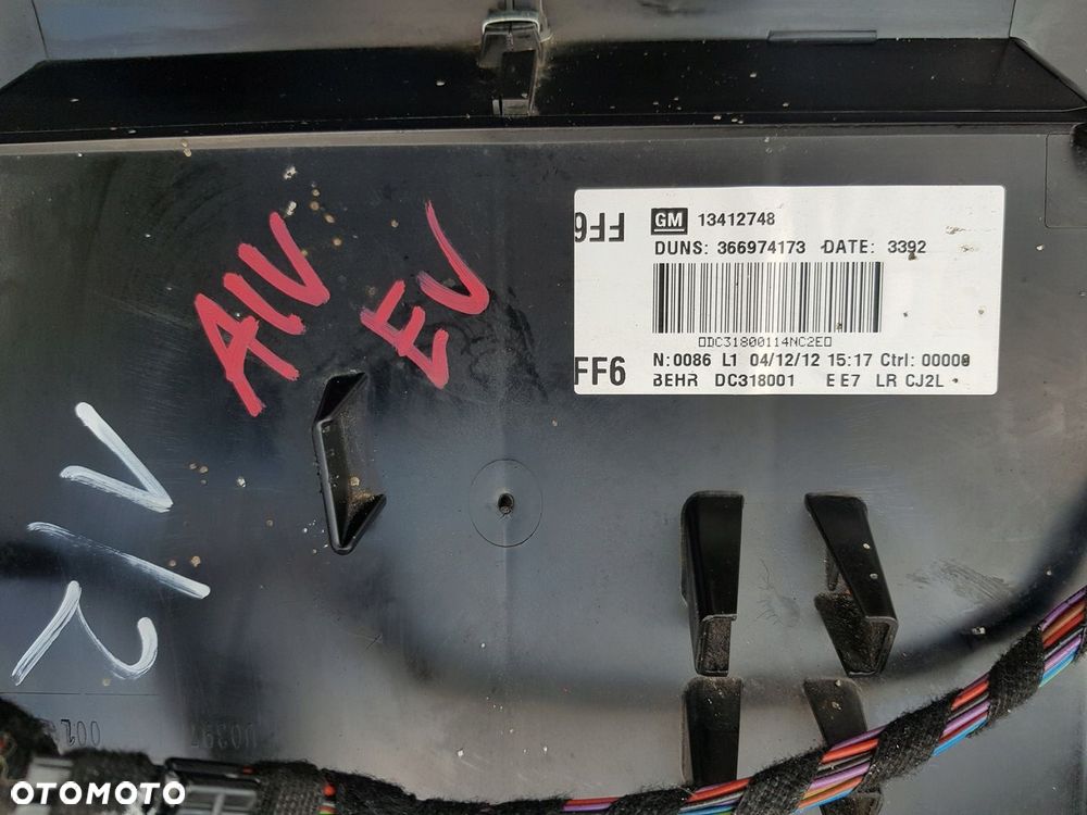 nagrzewnica dmuchawa Opel Astra J 13412748 - 9