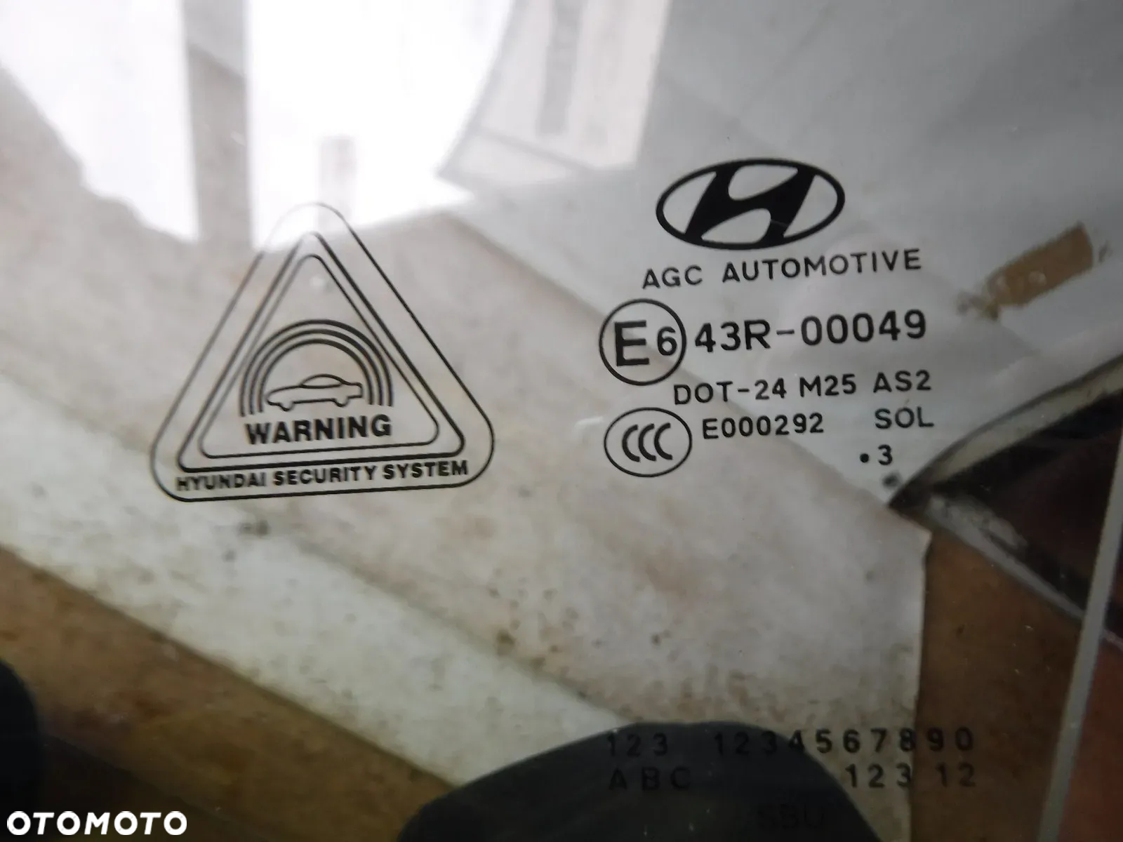 hyundai tucson ii iii terracan szyba drzwi lewa 3 nowa oryginał - 6