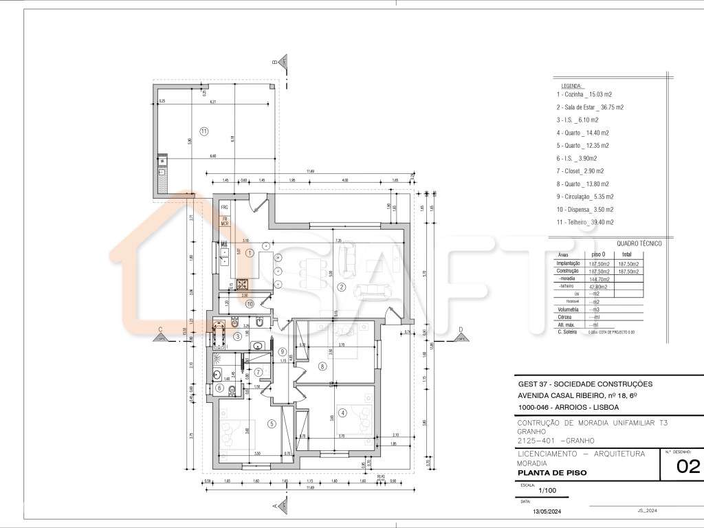 Lotes de Terreno no Granho, Salvaterra de Magos, com opção de proje... - Grande imagem: 5/5