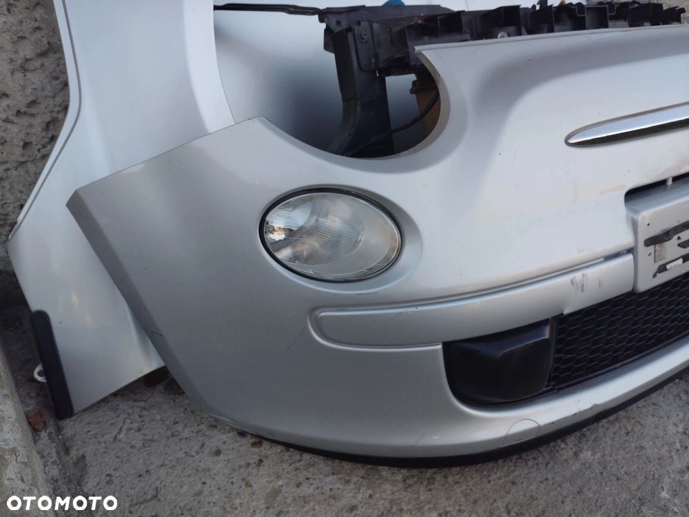 ZDERZAK MASKA BŁOTNIK KOMPLETNY PRZÓD FIAT 500 - 3