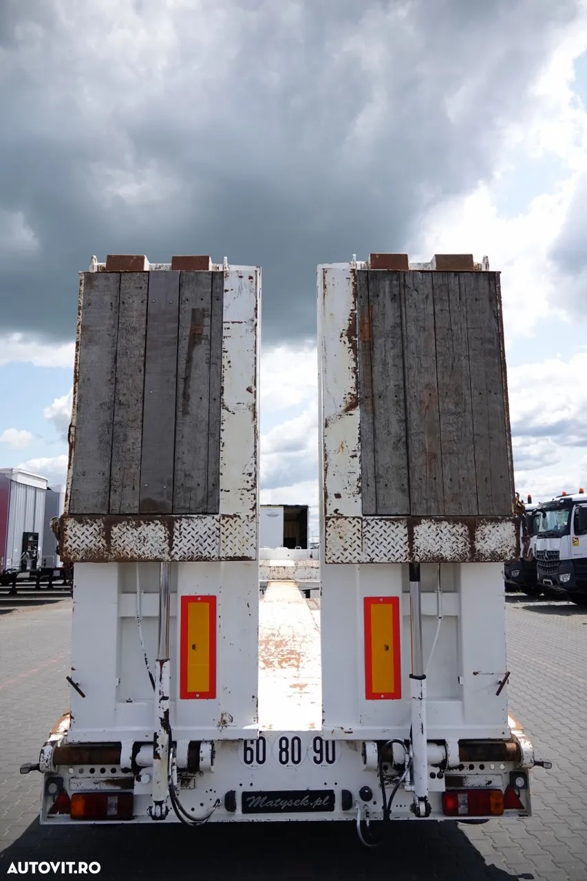 Faymonville ȘASIU JOS FAYMONVILLE / STN-3A / EXTENSIBIL / VANZĂ PORTABILE / 19 M / RAMPE HIDRAULICE / IMPORTATE - 14