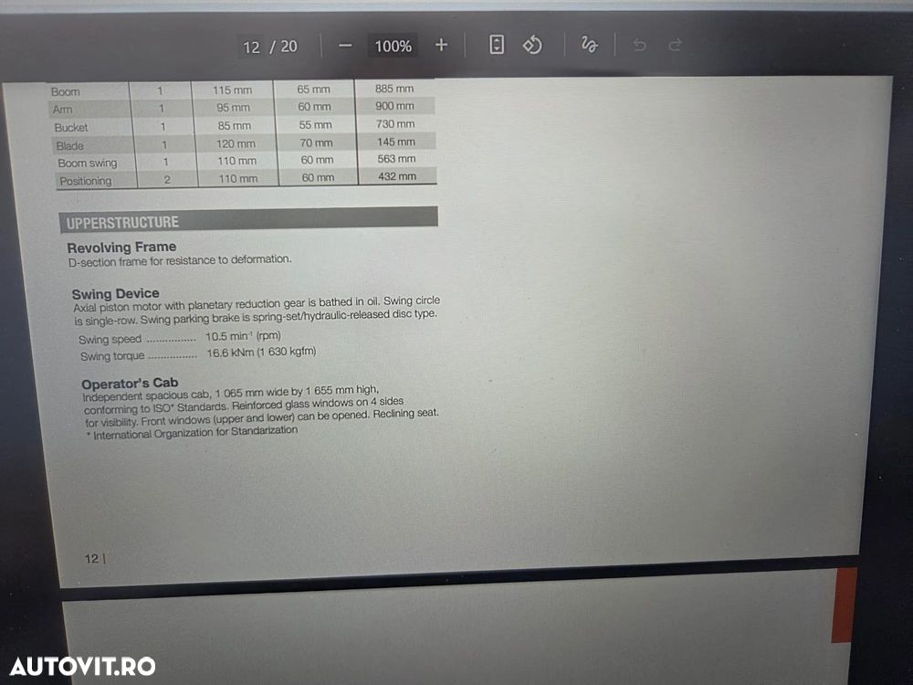 Hitachi ZX85, 2021, 4.054h, LAMA nivilare, CUPLA RAPIDA HIDRAULICA+2 CUPE EXCAVARE NOI+CUPA TALUZ NEINCILNABILA noua, senile pad cauciuc 80% ok, inst picon, Aer cond, camera spate, ridica 4t, revizia facuta, posibilitate leasing 4 ani-PROMOTIE 56.900 EUR+Tva - 25