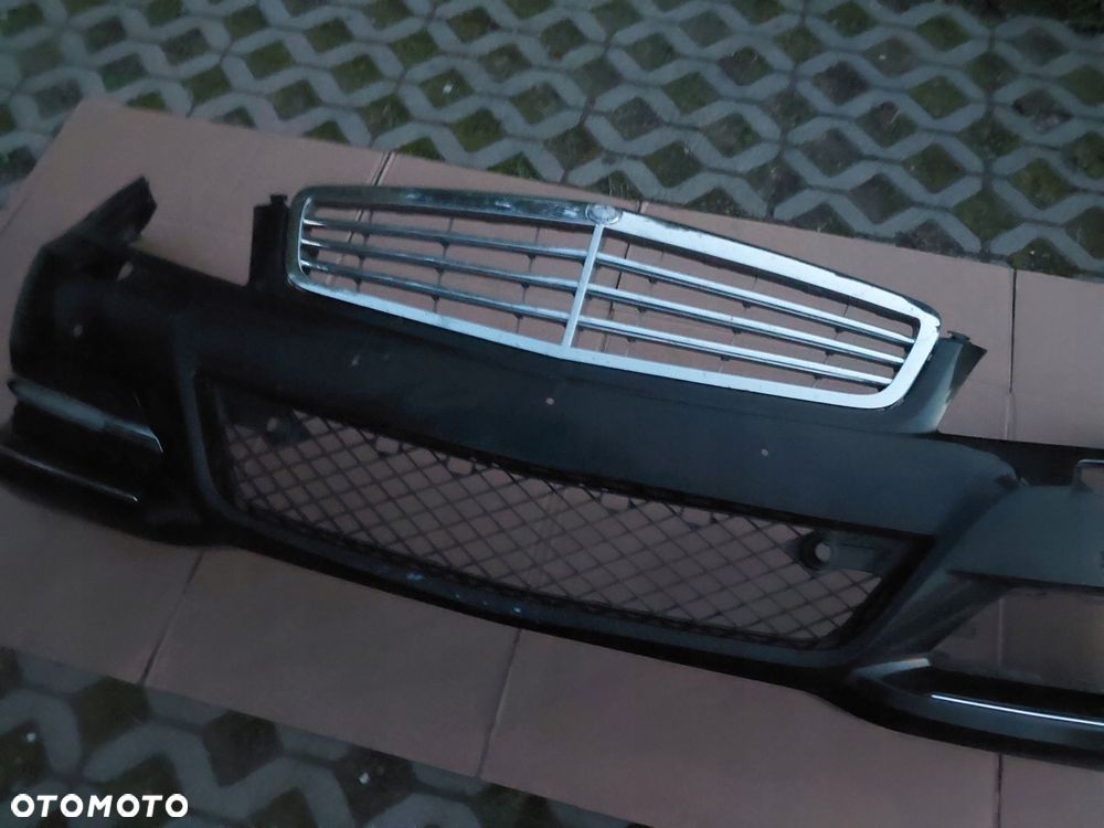 zderzak przód mercedes w204 204 lift spryski pdc oryginał - 4