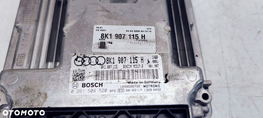 KOMPUTER STEROWNIK SILNIKA AUDI A4 B8 8K1907115H - 3