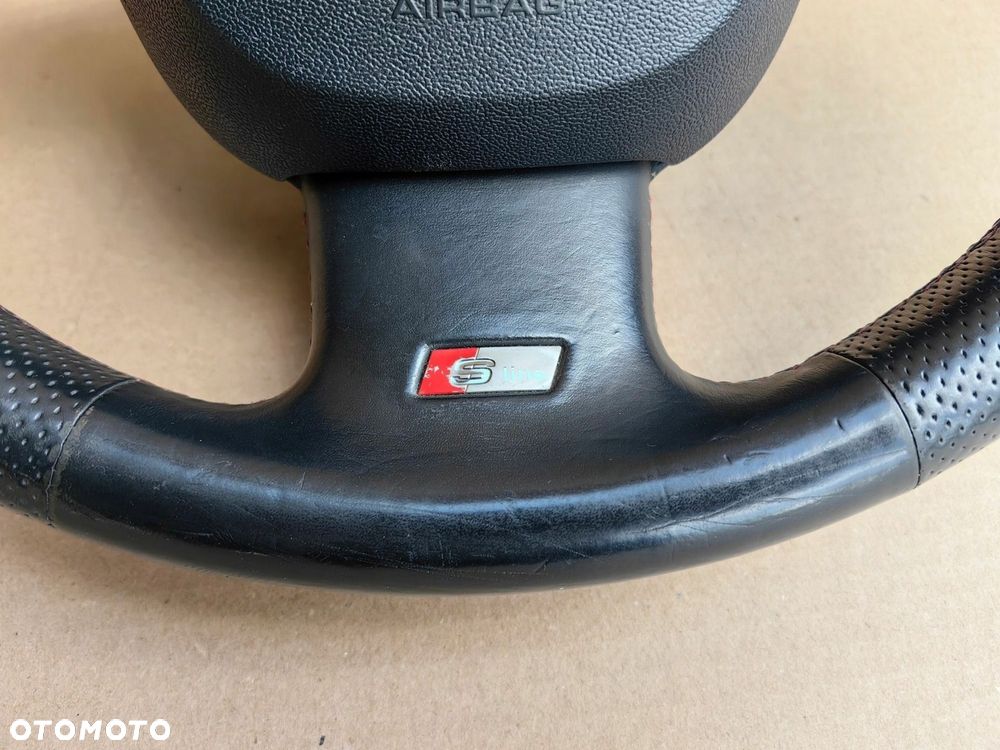 Kierownica z poduszką AUDI A4 B7 B8 A6 C6 S-LINE multifunkcja łopatki - 6