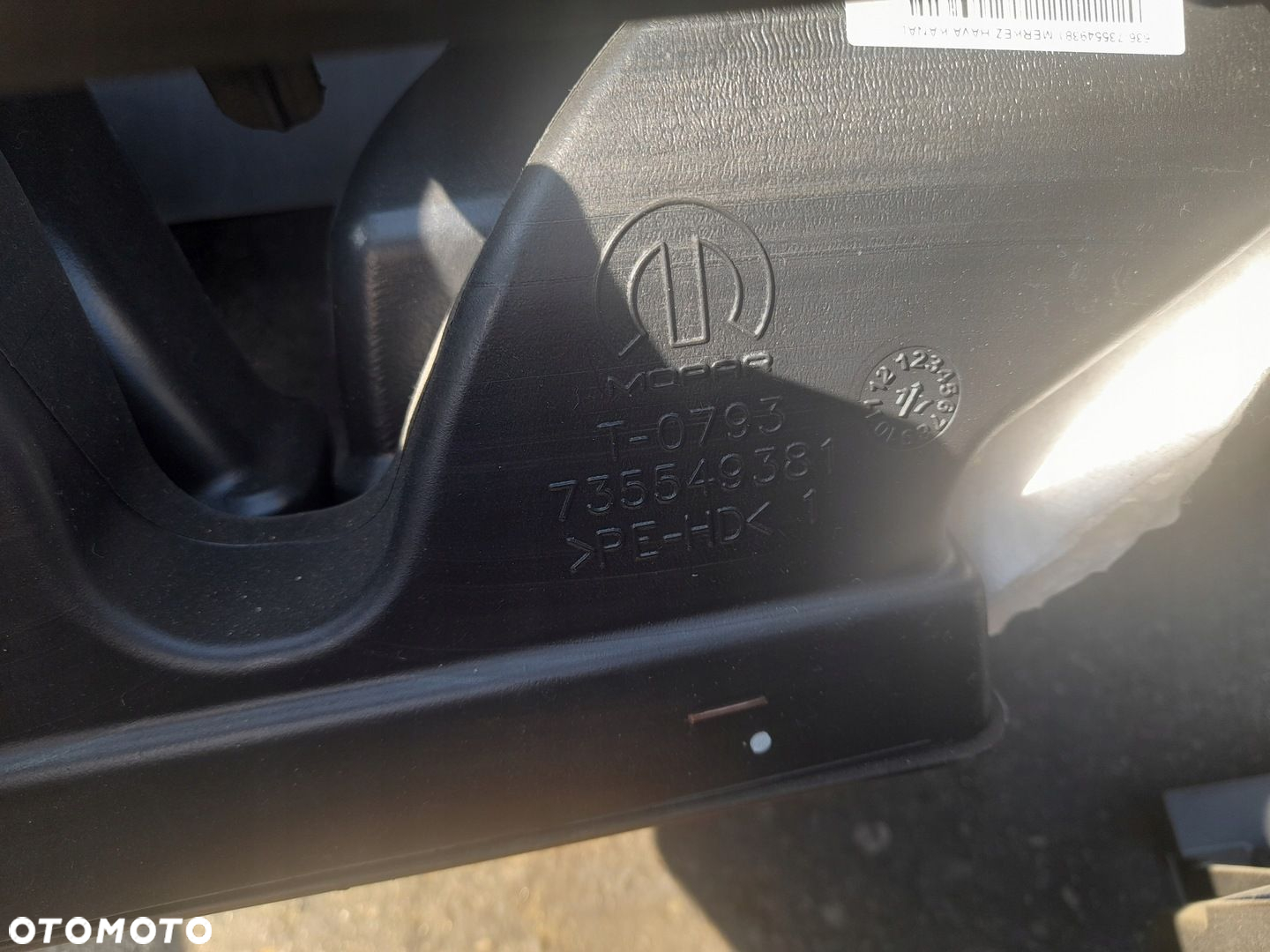 FIAT DOBLO II LIFT 15-19 deska rozdzielcza konsola * - 4
