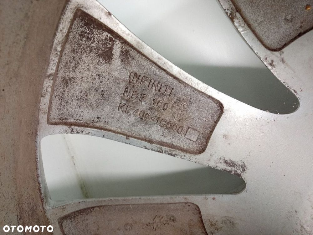 INFINITI FX30 QX70 ALUFELGI OEM 9.5JX21 ET 50 5X114.3 KE409-1C000 KPL 4SZT - 15