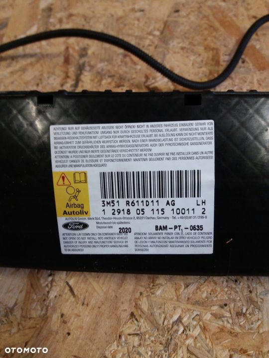 FORD C-MAX PODUSZKA AIRBAG FOTELA LEWA 3M51-R611D11-AG - 2