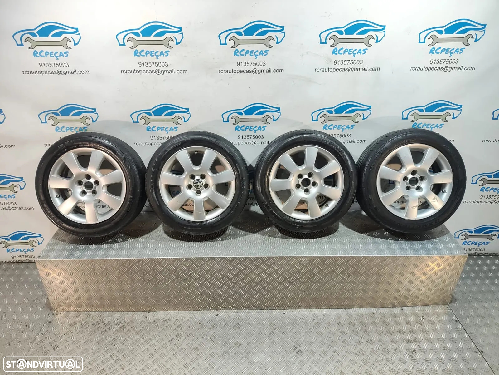 - Jantes 16 Borbet Originais VW Volkswagen New Beetle 6,5J ET42 5x100 - 11