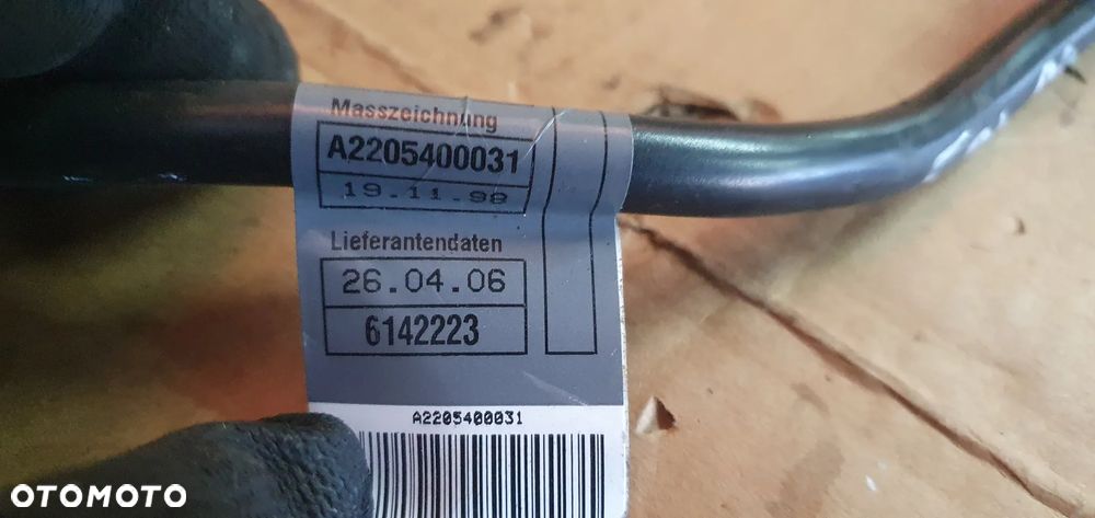 Klema minusowa akumulatora Mercedes A-Klasa W169 A2205400031 - 8