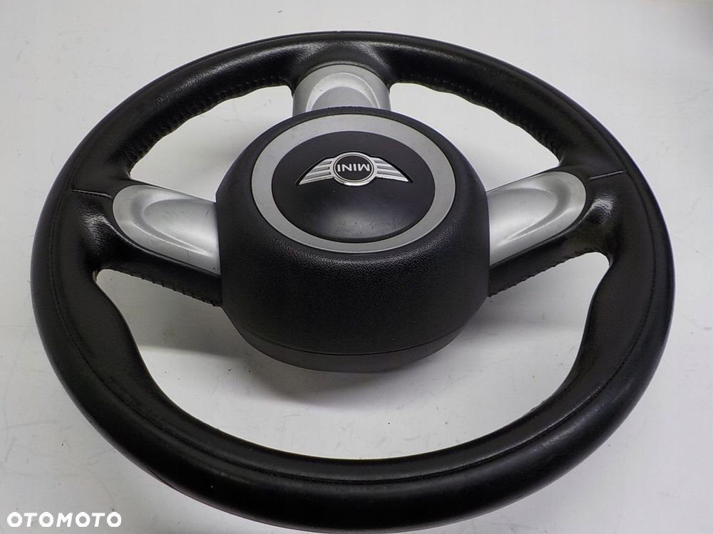 MINI COOPER R52 R55 R56 KIEROWNICA SKÓRA AIRBAG PODUSZKA KIEROWCY - 6