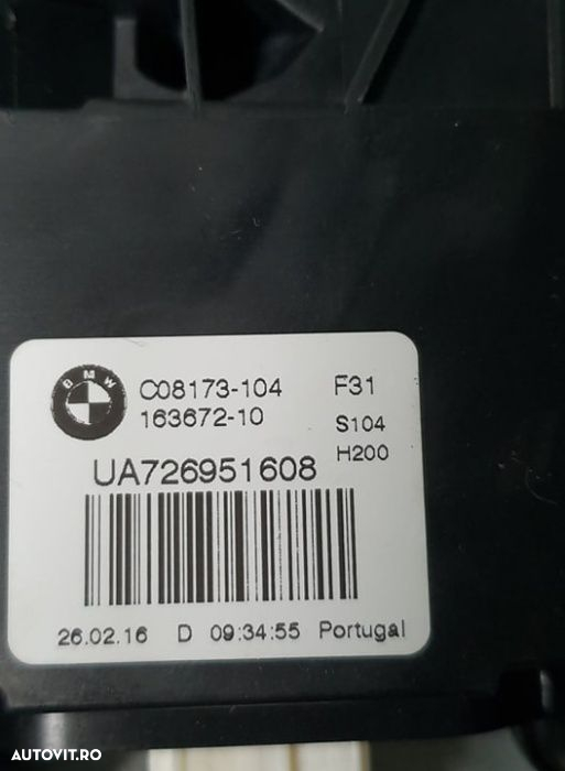 Actuator borasca incuietoare haion BMW F31 F34 F36 cod 7269516 - 3