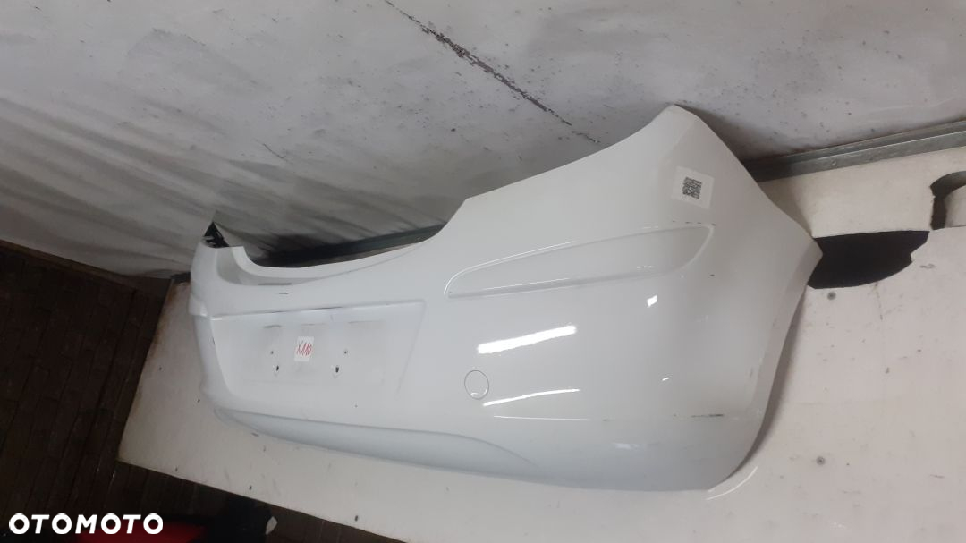 * ZDERZAK TYŁ TYLNY DO OPEL CORSA D Z40R BIAŁY - 3