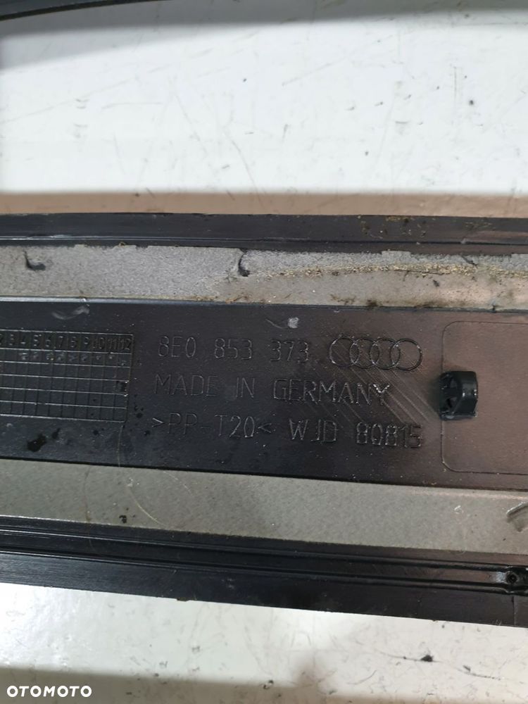 LISTWY NAKŁADKI PROGOWE 8E0853374 AUDI A4 B6 EUR KOMPLET - 10