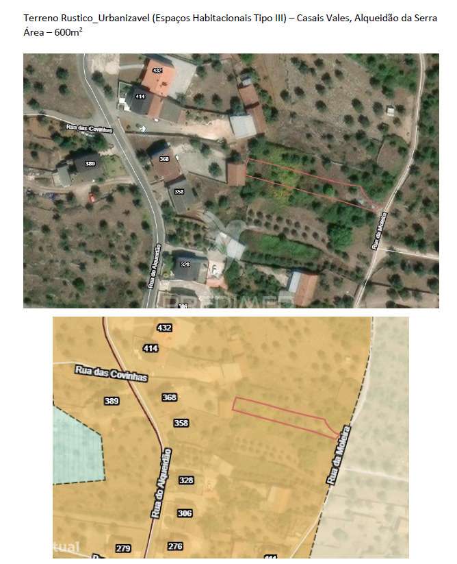 Terreno Urbanizável com 600 m² – Alqueidão da Serra | 10 minutos de... - Grande imagem: 4/25