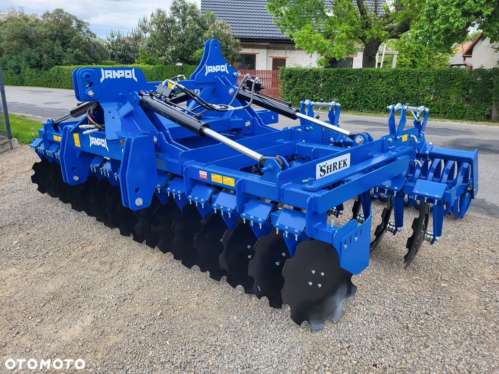BRONA TALERZOWA talerzówka ciężka/ 4m/ 4 siłowniki/ wał daszkowy fi600 - 12