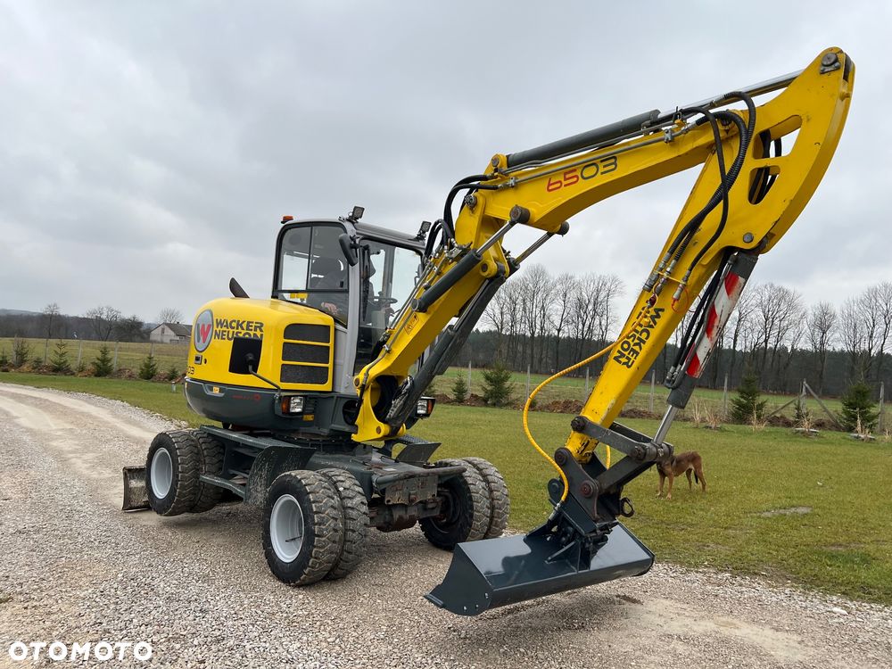 Wacker Neuson Koparka Kołowa 6 TON Wacker NEUSON 6503 -2 Pług Ramię Long 3 Łamane POWERTILT Lenhoff MS03 6503 ew65 - 40