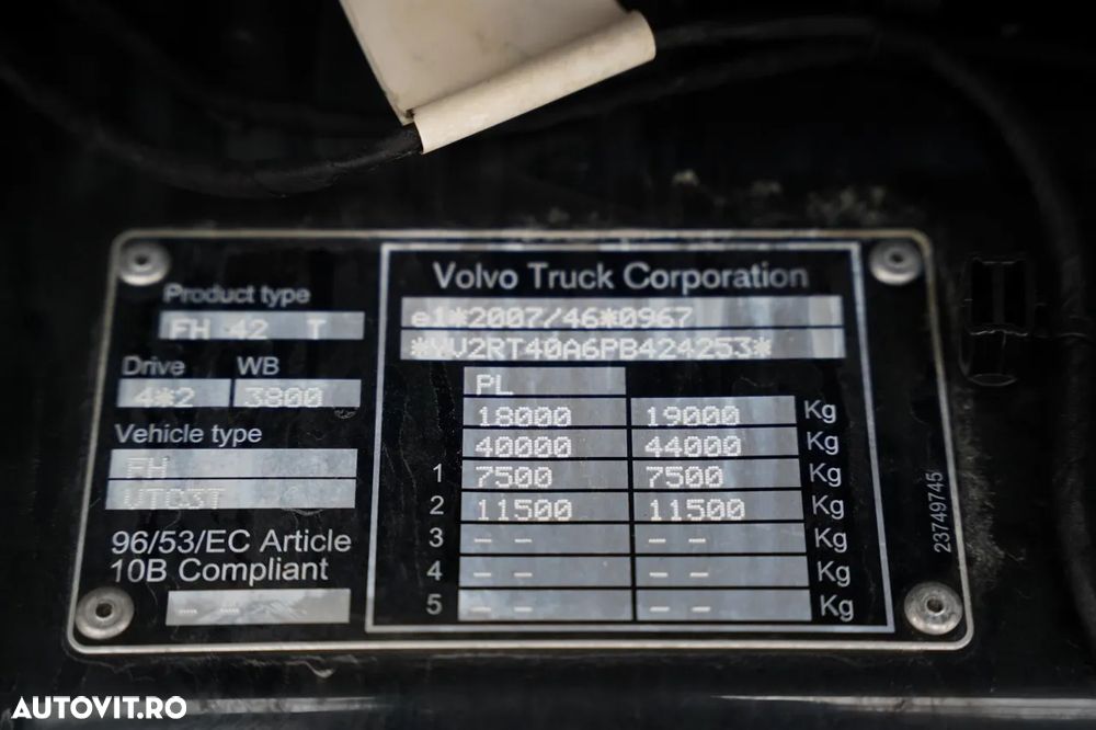 Volvo FH 500 / XXL / I-SAVE / LOWDECK / MEGA / I-PARK COOL / DIN GERMANIA - 39