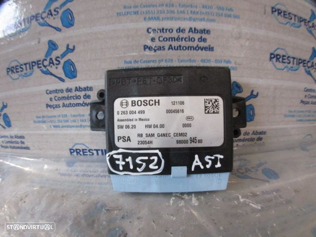 Modulo 0263004499 9800094580 CITROEN DS4  2013 1.6HDI 115CV 5P CINZENTO Módulo Sensores De Estacionamento - 1