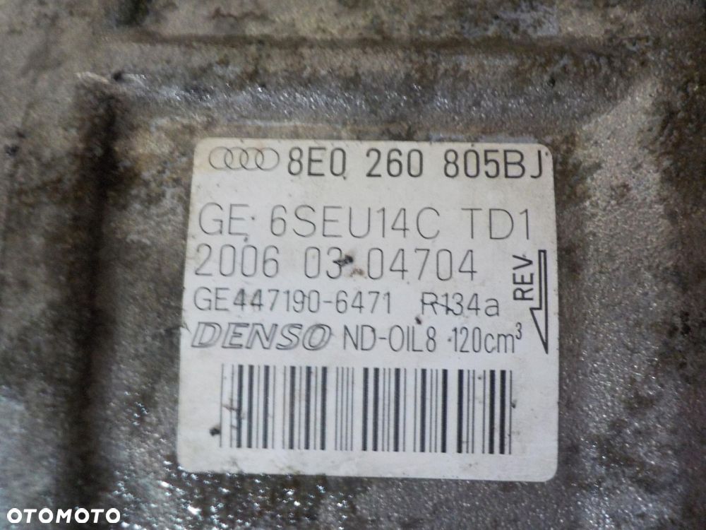 AUDI A4 B6 1.8 2.0 TFSI SPRĘŻARKA POMPA KLIMATYZACJI 8E0260805BJ - 4