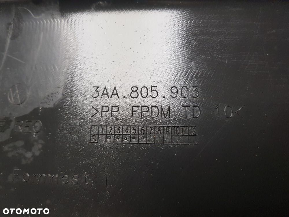 VW PASSAT B7 10-14 3AA SPOILER SPOJLER ZDERZAKA  OSŁONA PRZÓD PRZEDNI 3AA805903 - 4