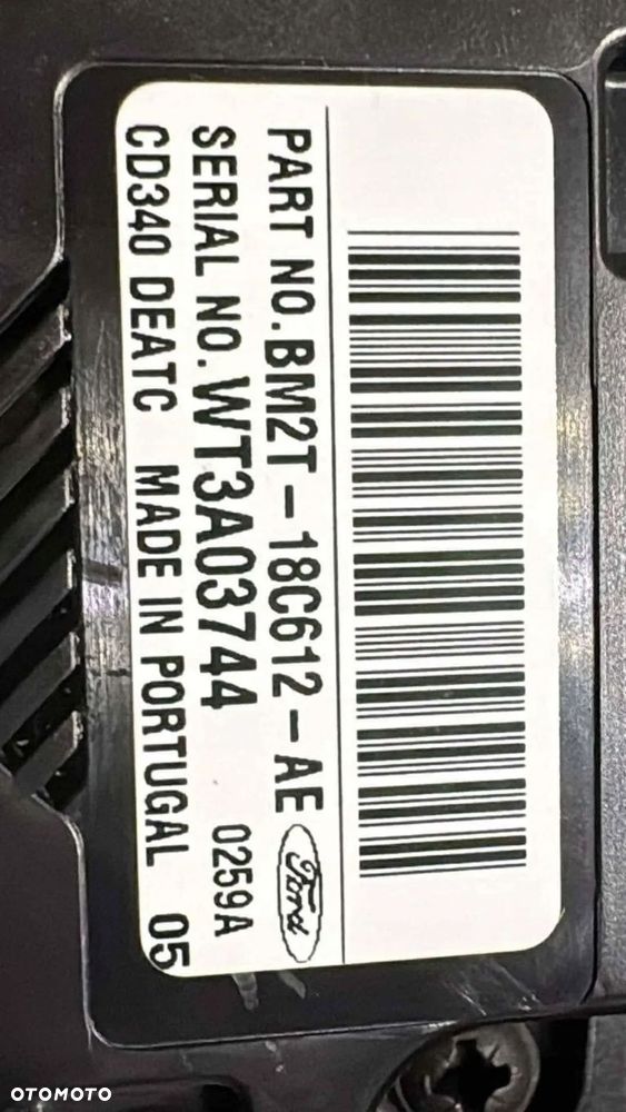 ramka radia z panelem klimatyzacji ford s-max mk1 lift - 3