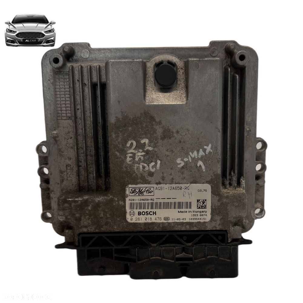 STEROWNIK SILNIKA 2.2 TDCI EURO 5 FORD MONDEO MK5 LIFT AG91-12A650-RG - 1