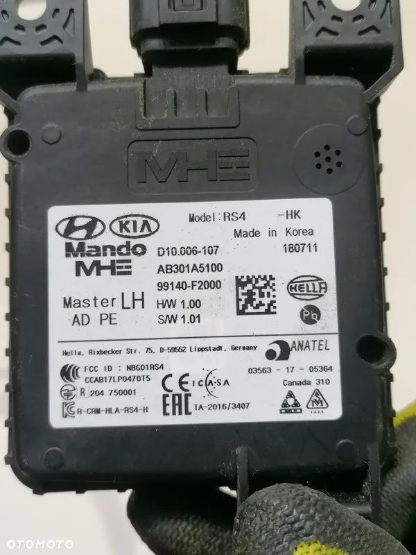 HYUNDAI ELANTRA VI 15-20r - RADAR MARTWEGO CIĄGU 99140-F2000 - 2