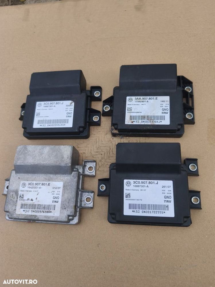 Modul calculator frână de mână Passat B6 3C0907801E/J 3AA907801E - 1