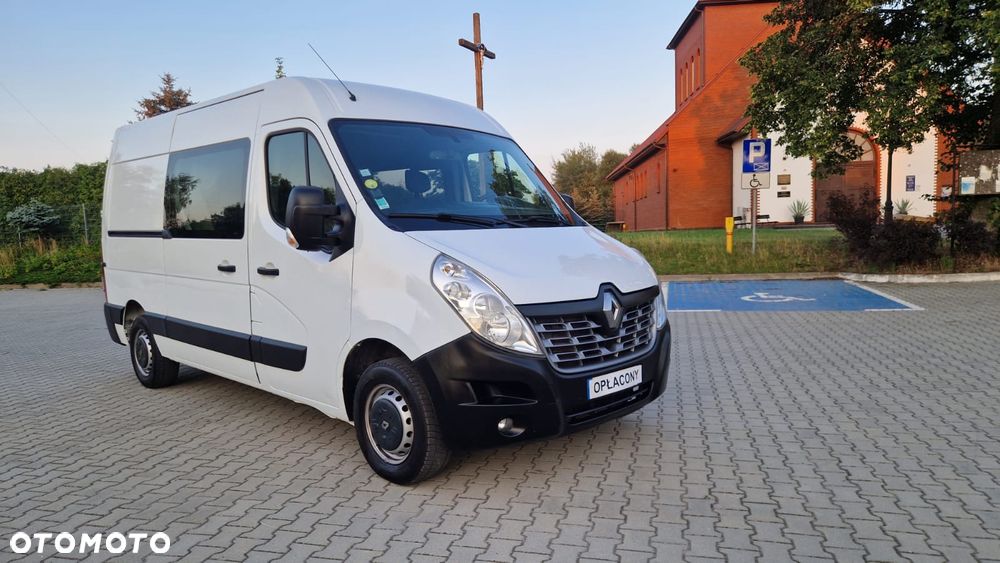 Renault MASTER L2H2 Klima Elektryka Tempomat Kamera Dubel Kabina Brygadówka 7os. Serwis - 3
