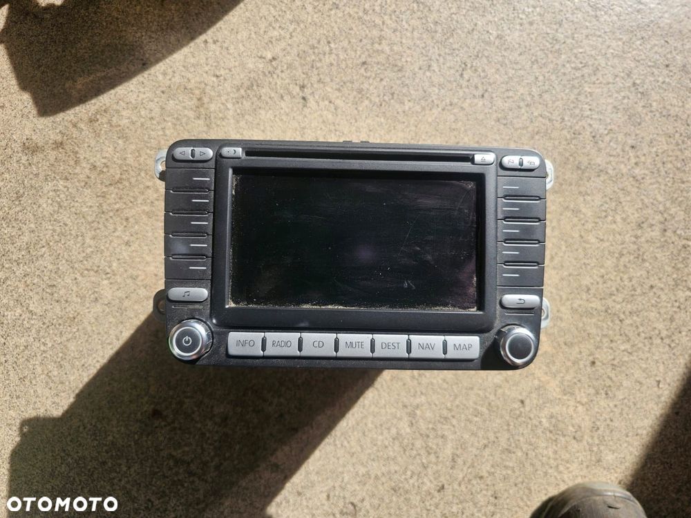 radio cd nawigacja 1k0035198c volkswagen passat b6 - 1