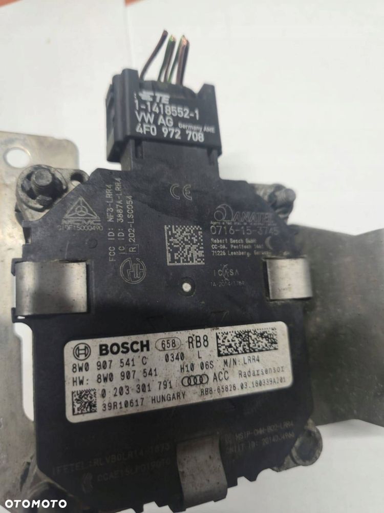 radar distronic lewy 8w0907541c 8w0907541 audi a4 b9 - 2