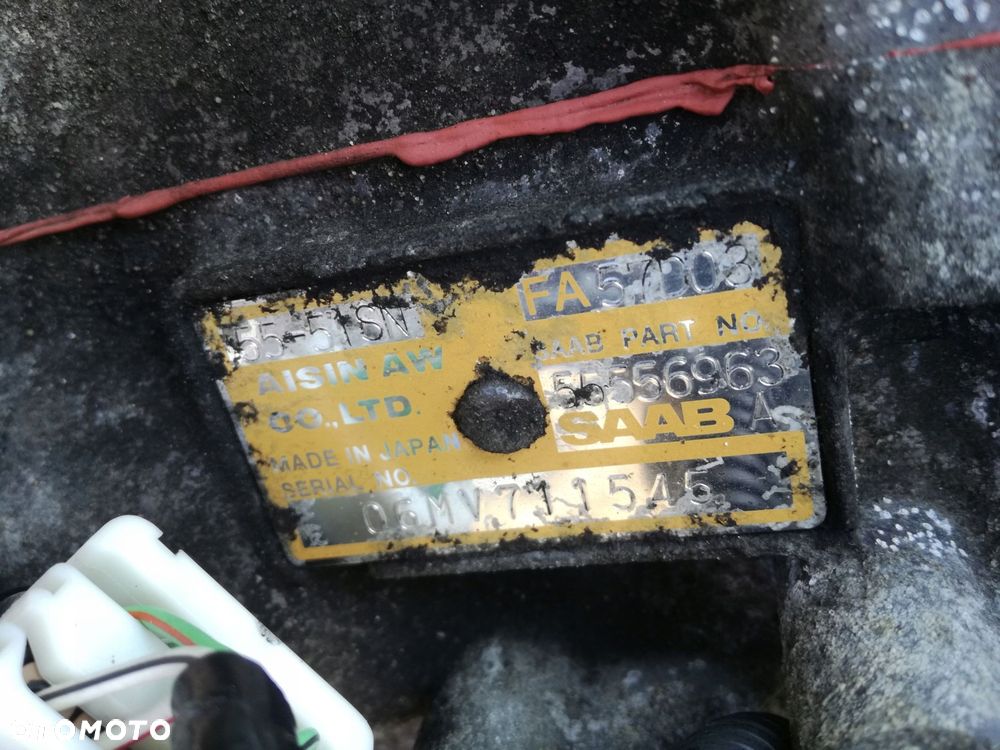 saab 95 skrzynia biegów 55-51sn 55556963 1.9 diesel 150km automat 2007 - 3