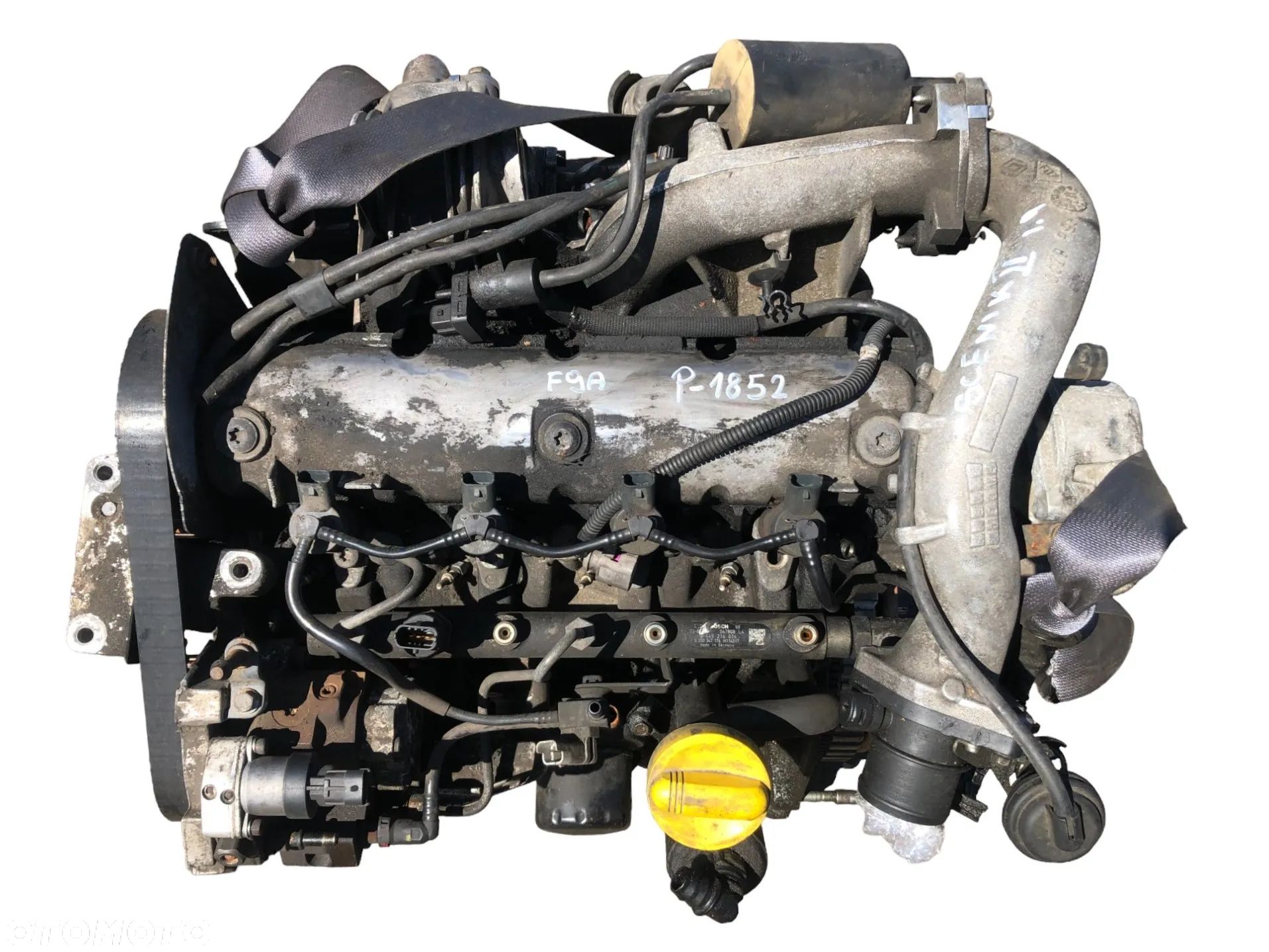 Silnik Kompletny Słupek F9A Renault Scenic II Megane II Laguna 1,9 DCI 120KM - Gwarancja Wysyłka - 1