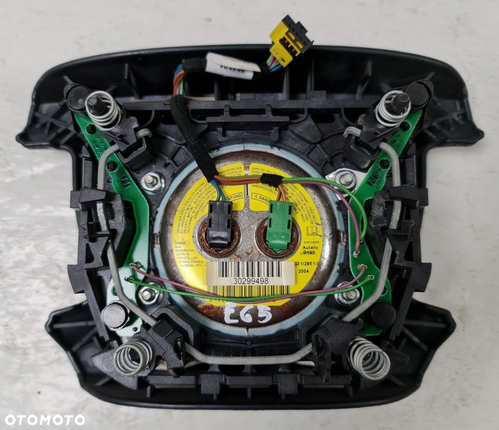 DESKA ROZDZIELCZA KONSOLA AIRBAG PASY BMW 7 E65 EU - 5