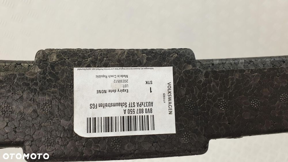 Audi A3 8V LIFT 8v0807055a Absorber styropian pianka przód przedni - 3