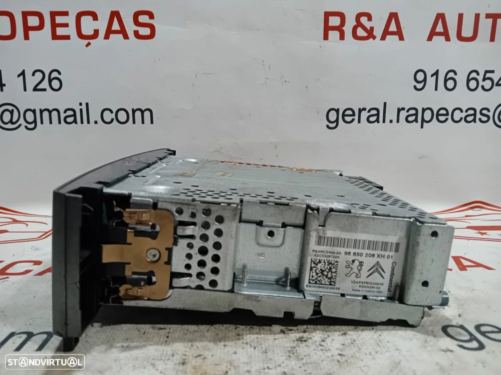 Auto Rádio Peugeot 308 96650206 XH 01 Original - 5