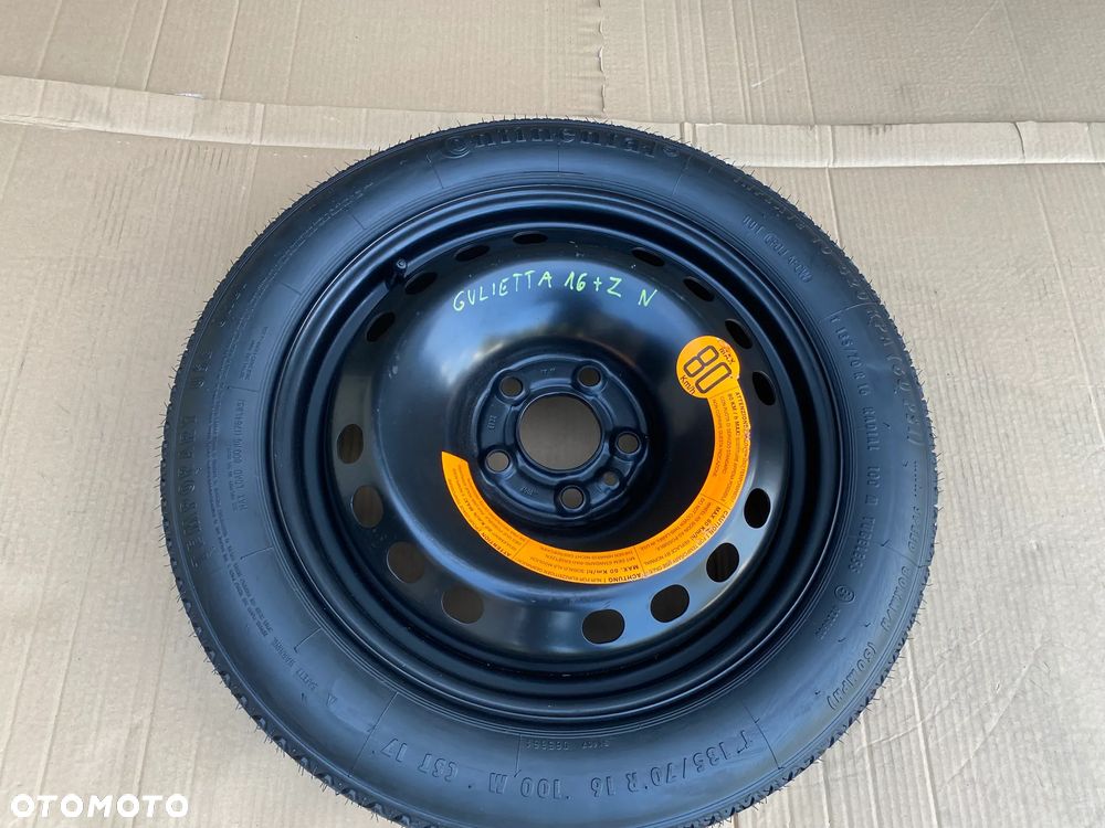 ORGINAŁ Koło dojazdowe 16 ALFA  ROMEO GIULIETTA 10-20 + zestaw szybka wysyłka - 12