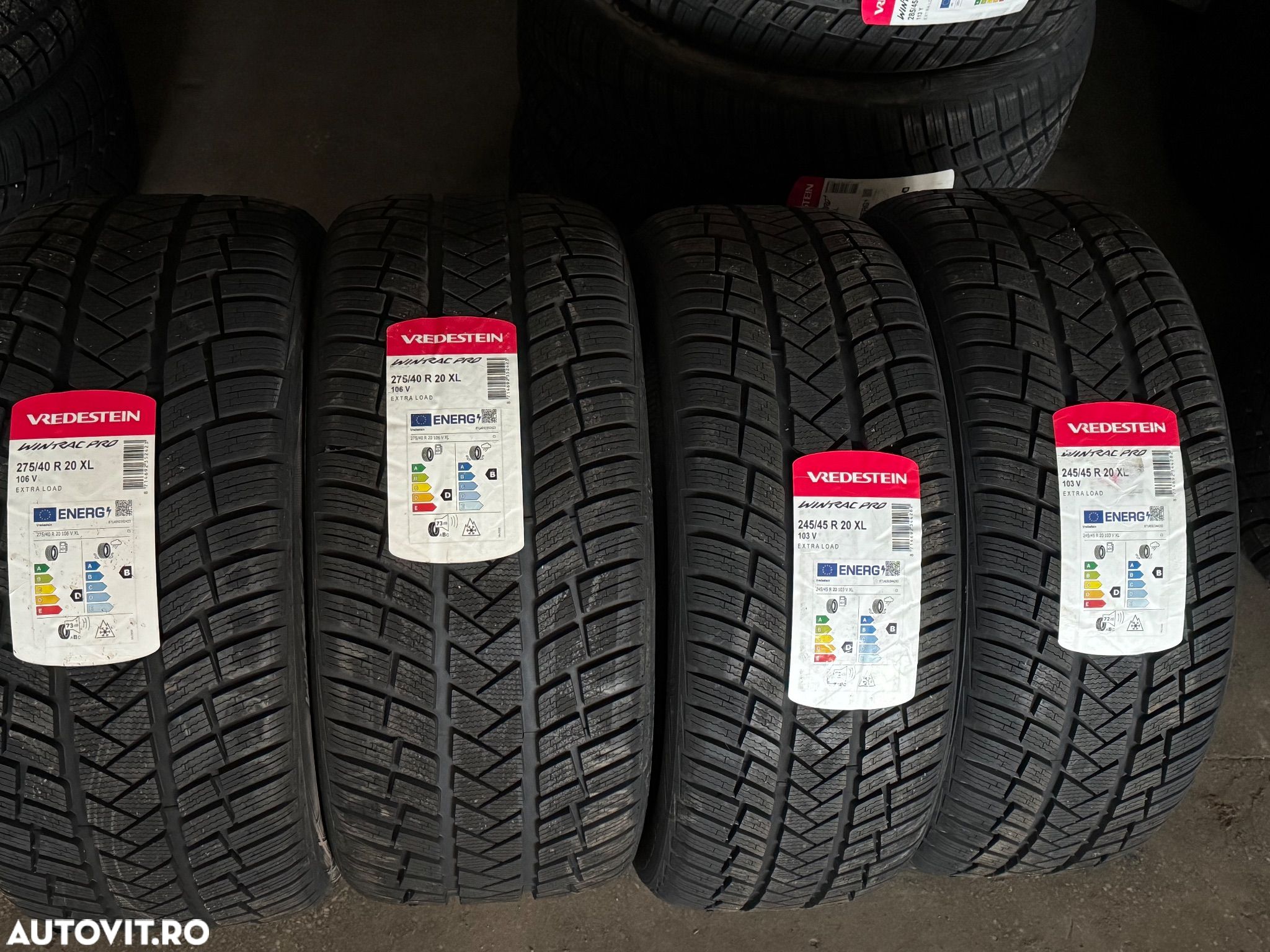 Vând set anvelope 245/45/20-275/40/20 vredestein de iarnă noi - 1